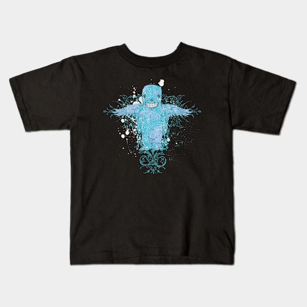 Monster Angel Kids T-Shirt by viSionDesign